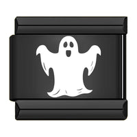 Stainless Steel Black Halloween Italian Charm - 12 Options