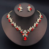 Fashion Statement Crystal Necklace Set - 11 Options