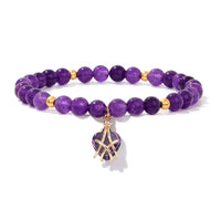 Natural Stone Heart Bracelet - 11 Options
