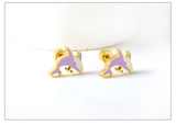 Stainless Steel Small Flat Back Animal Earrings - 20 Options