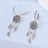 925 Sterling Silver Dreamcatcher Earrings