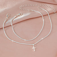 Fashion Sparkling Thin Chain Anklet - 4 Options
