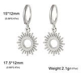 Stainless Steel Hoop Earrings - 2 Colours - 12 Designs