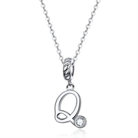 925 Sterling Silver Letter/Initial Necklace - 26 Options