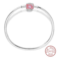 925 Sterling silver 17-20CM Charm Bracelet - Various Designs