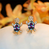 Fashion CZ Turtle Earrings - 31 Options