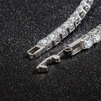 S925 Sterling Silver Bracelet Zirconia Tennis Bracelet 4mm 16-20cm