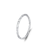 925 Sterling Silver Simple Stackable Dainty Ring - 11 Designs