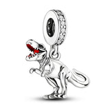 925 Sterling Silver Dinosaur Hanging Charm