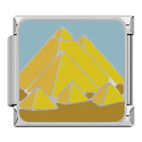 Stainless Steel Sightseeing Travel Italian Charms - 12 Options