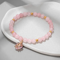 Natural Stone Heart Bracelet - 11 Options
