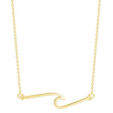 Stainless Steel Wave Necklace - 12 Options
