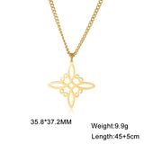 Stainless Steel Celtic Knot Necklace - 31 Options
