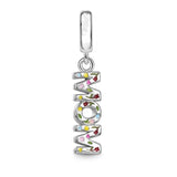 925 Sterling Silver Rainbow Love/Family Hanging Charm - 4 Options
