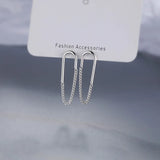 925 Sterling Silver Chain Earrings - 2 Options