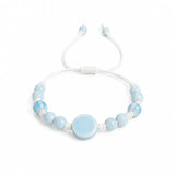 Fashion Light Blue Adjustable Ceramic Bracelet