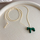 Fashion Colourful Horse Necklace - 6 Options