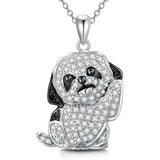 Fashion Shih Tzu Rhinestone Necklace - 3 Options