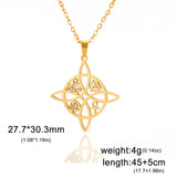 Stainless Steel Celtic Knot Necklace - 31 Options