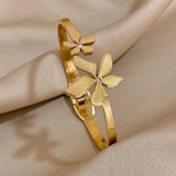 Stainless Steel Hinged/Non Hinged Statement Bangle - 14 Options