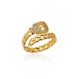 Stainless Steel Resizable Open Ring - 31 Options