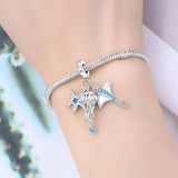 925 Sterling Silver Sea Themed Hanging Charm - 10 Options