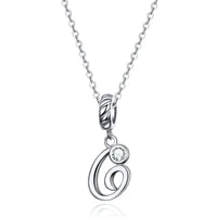 925 Sterling Silver Letter/Initial Necklace - 26 Options