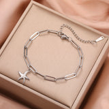 Stainless Steel Charm Anklet/Bracelet - 28 Options - 2 Sizes