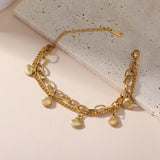 Stainless Steel Charm Anklet/Bracelet - 28 Options - 2 Sizes