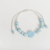 Fashion Light Blue Adjustable Ceramic Bracelet