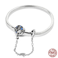 925 Sterling silver 17-20CM Charm Bracelet - Various Designs