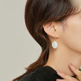 925 Sterling Silver Drop Freshwater Pearl Earrings - 2 Colours