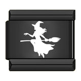 Stainless Steel Black Halloween Italian Charm - 12 Options