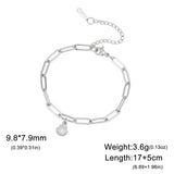 Stainless Steel Charm Anklet/Bracelet - 28 Options - 2 Sizes