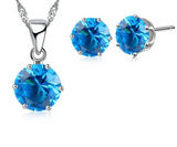 925 Sterling Silver Necklace/Earring Set - 16 Options