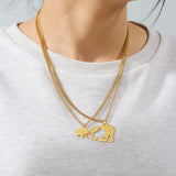 Stainless Steel Elephant Necklace - 4 Options