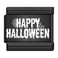 Stainless Steel Black Halloween Italian Charm - 12 Options