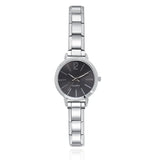 Stainless Steel Round Simple Italian Charm Watch - 4 Colours