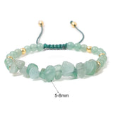 19cm Irregular Chip Stone Bracelet - 16 Options