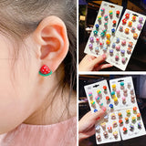 Fashion 10pcs/set Clip on Acrylic Earrings - 5 Options