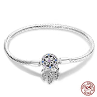 925 Sterling silver 17-20CM Charm Bracelet - Various Designs