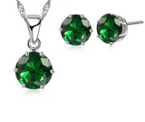 925 Sterling Silver Necklace/Earring Set - 16 Options