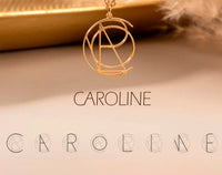 Stainless Steel Custom Name Logo Necklace - 4 Colours