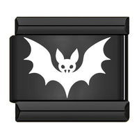 Stainless Steel Black Halloween Italian Charm - 12 Options
