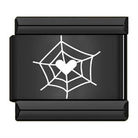 Stainless Steel Black Halloween Italian Charm - 12 Options