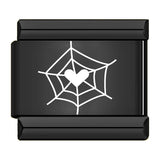 Stainless Steel Black Halloween Italian Charm - 12 Options