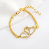 Fashion Heart/Infinity Bracelet - 2 Colours - 7 Options