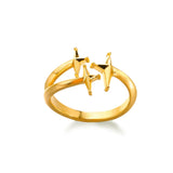 Stainless Steel Resizable Open Ring - 31 Options