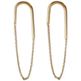 925 Sterling Silver Chain Earrings - 2 Options