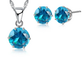 925 Sterling Silver Necklace/Earring Set - 16 Options